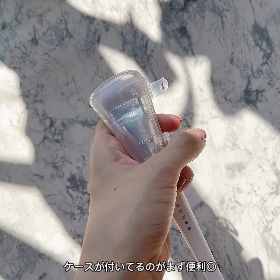 okhee 白玉ファンデーションブラシ/SOOA DOR/メイクブラシを使ったクチコミ（3枚目）