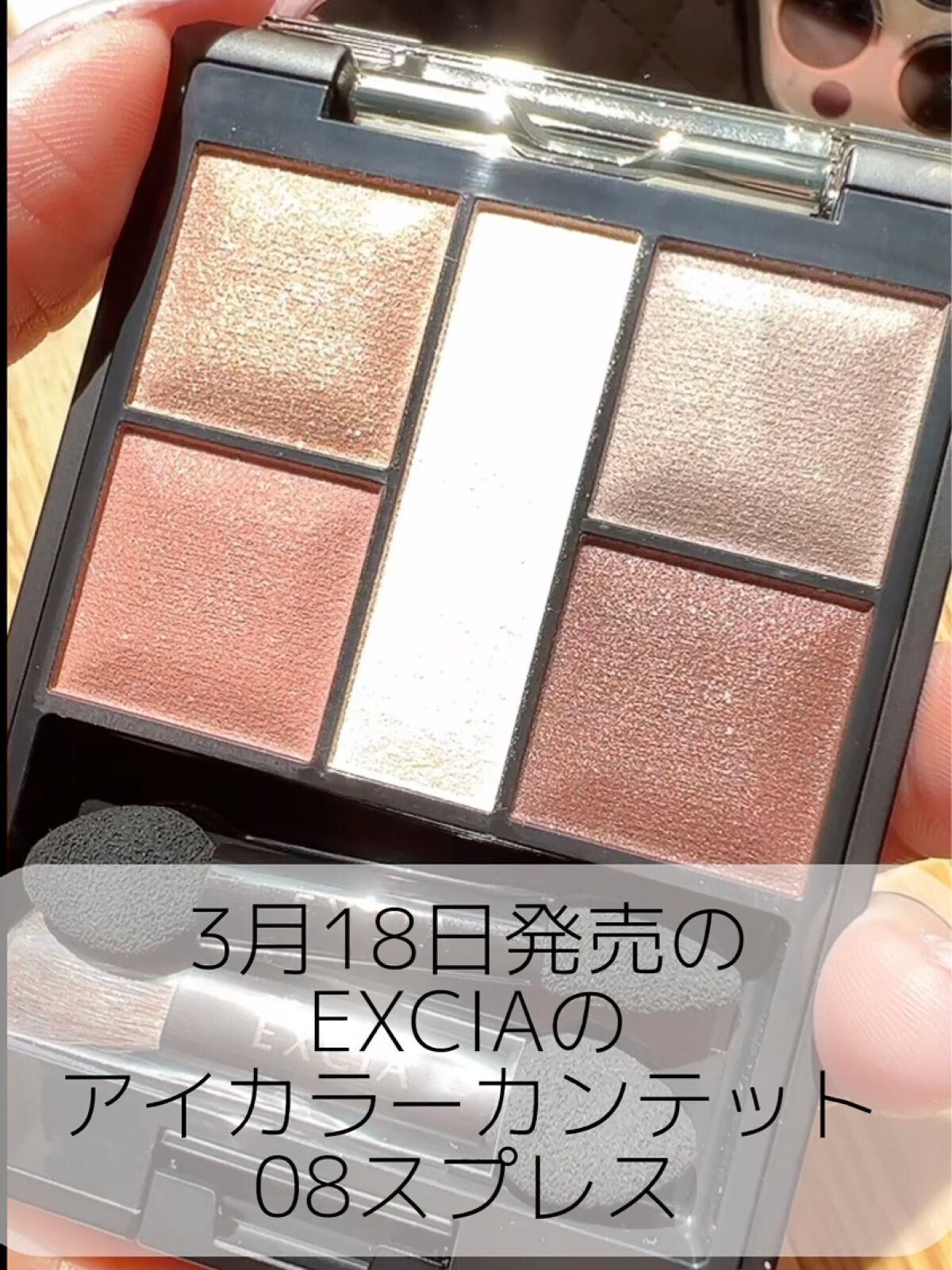 エクシア アイカラー カンテット/ALBION/アイシャドウパレットの動画クチコミ1つ目