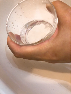 メイクブラシ専用クリーナー/DAISO/その他化粧小物を使ったクチコミ（3枚目）