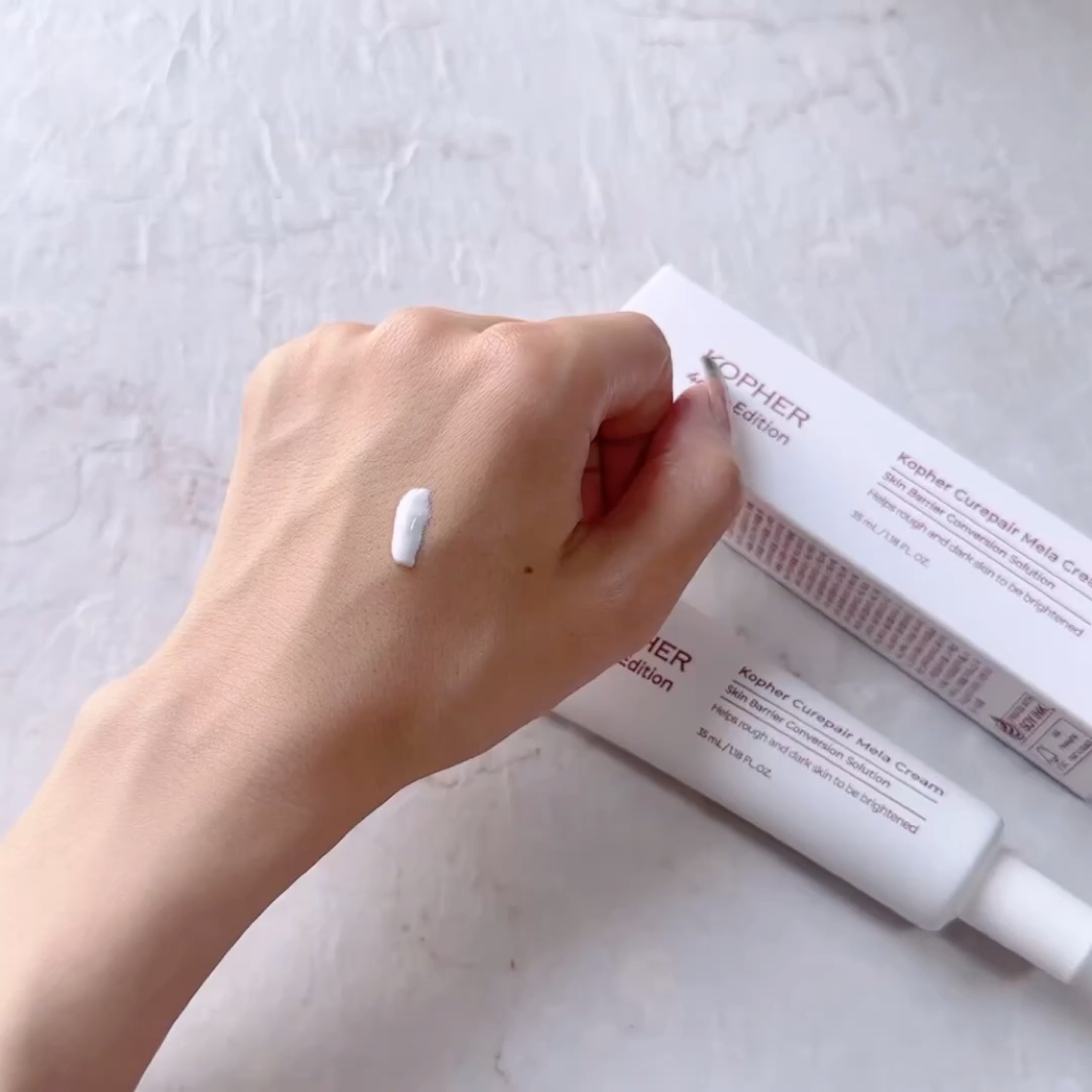 CUREPAIR MELA CREAM /KOPHER/フェイスクリームを使ったクチコミ（3枚目）