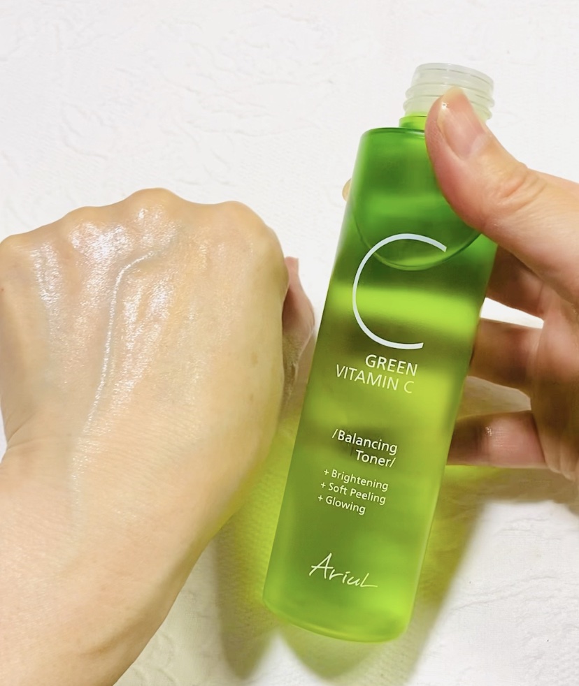 アリウル グリーンビタミンC バランシングトナー/Ariul/化粧水の動画クチコミ2つ目