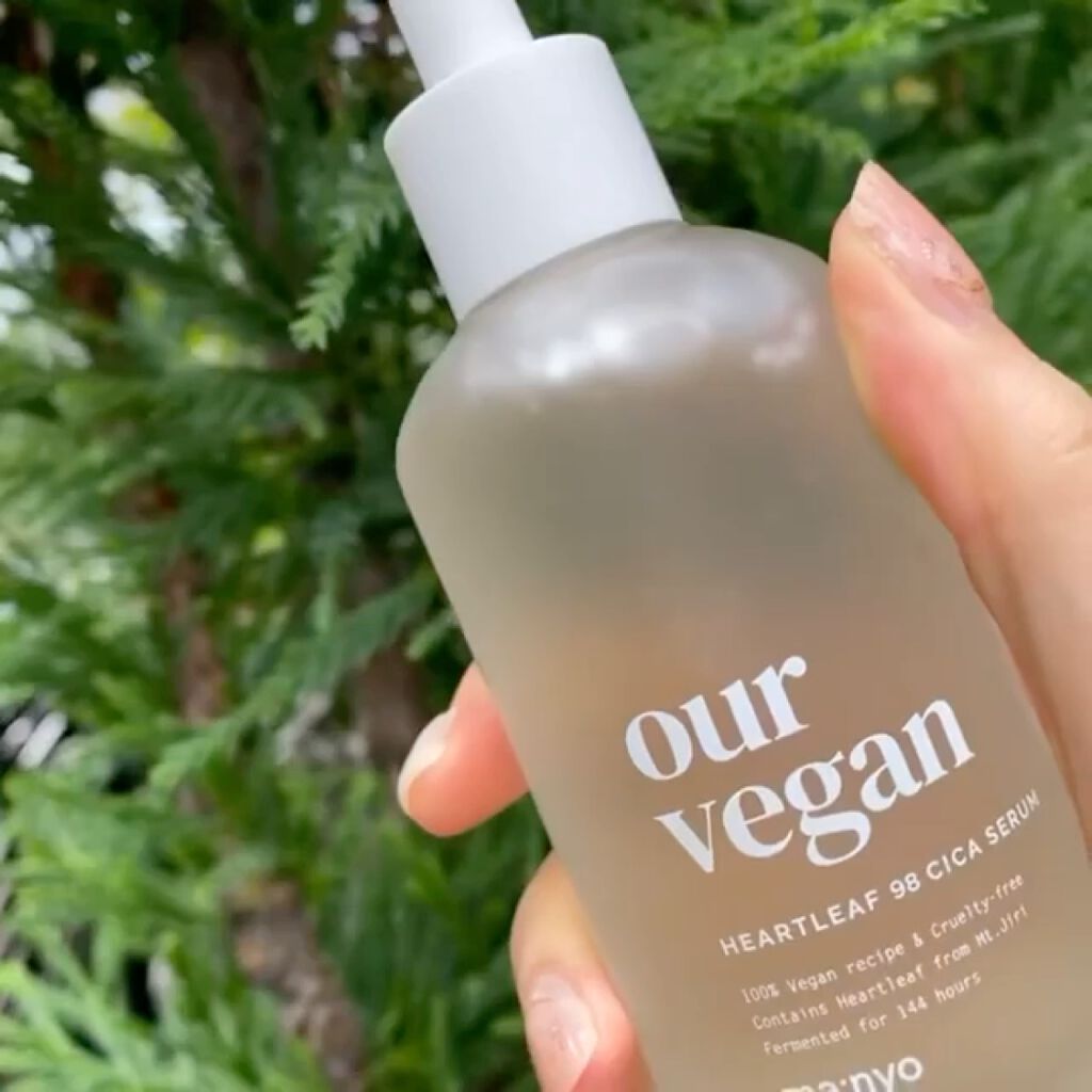 manyo アワーヴィーガン HEARTLEAF CICA CREAM のクチコミ「
#manyo
#ourvegan
#HEARTLEAFCICA 🌿

manyoのourve.....」（3枚目）