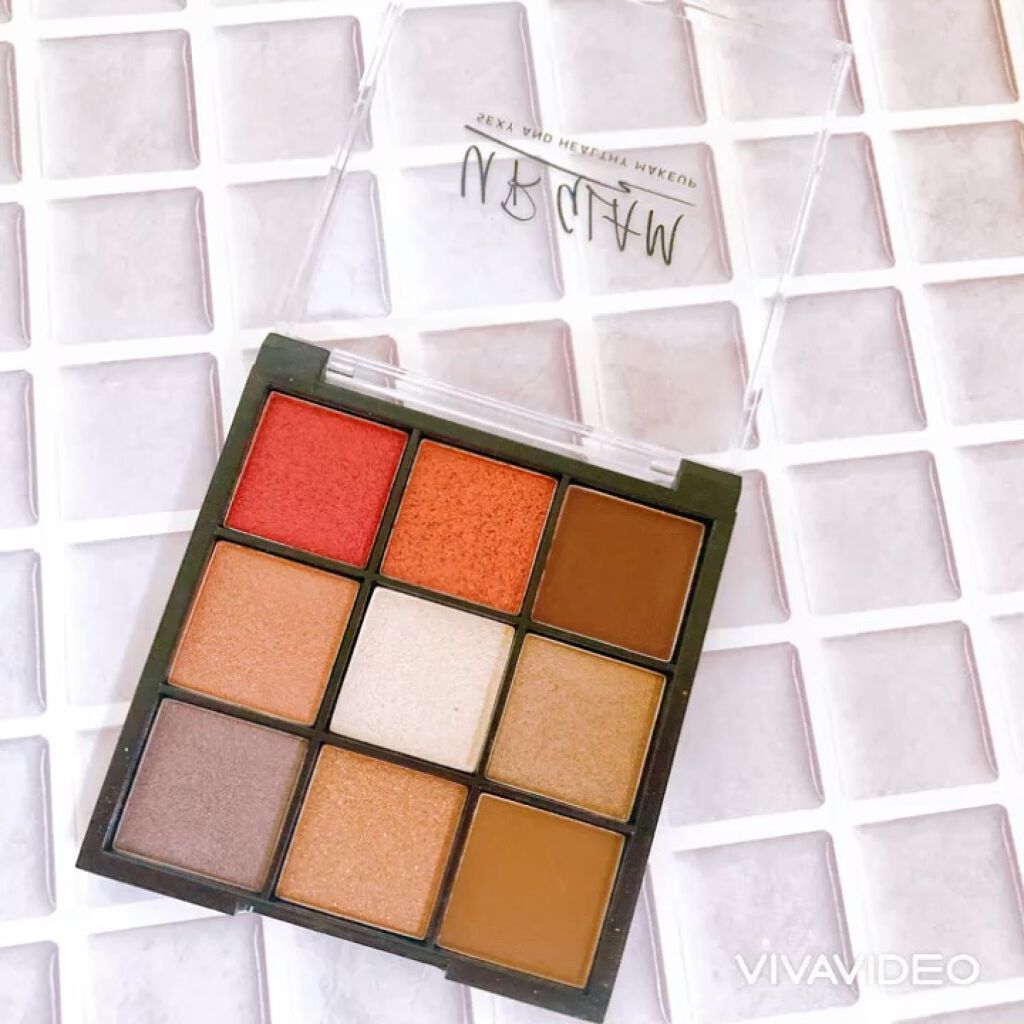 UR GLAM　BLOOMING EYE COLOR PALETTE/U R GLAM/アイシャドウパレットを使ったクチコミ（1枚目）