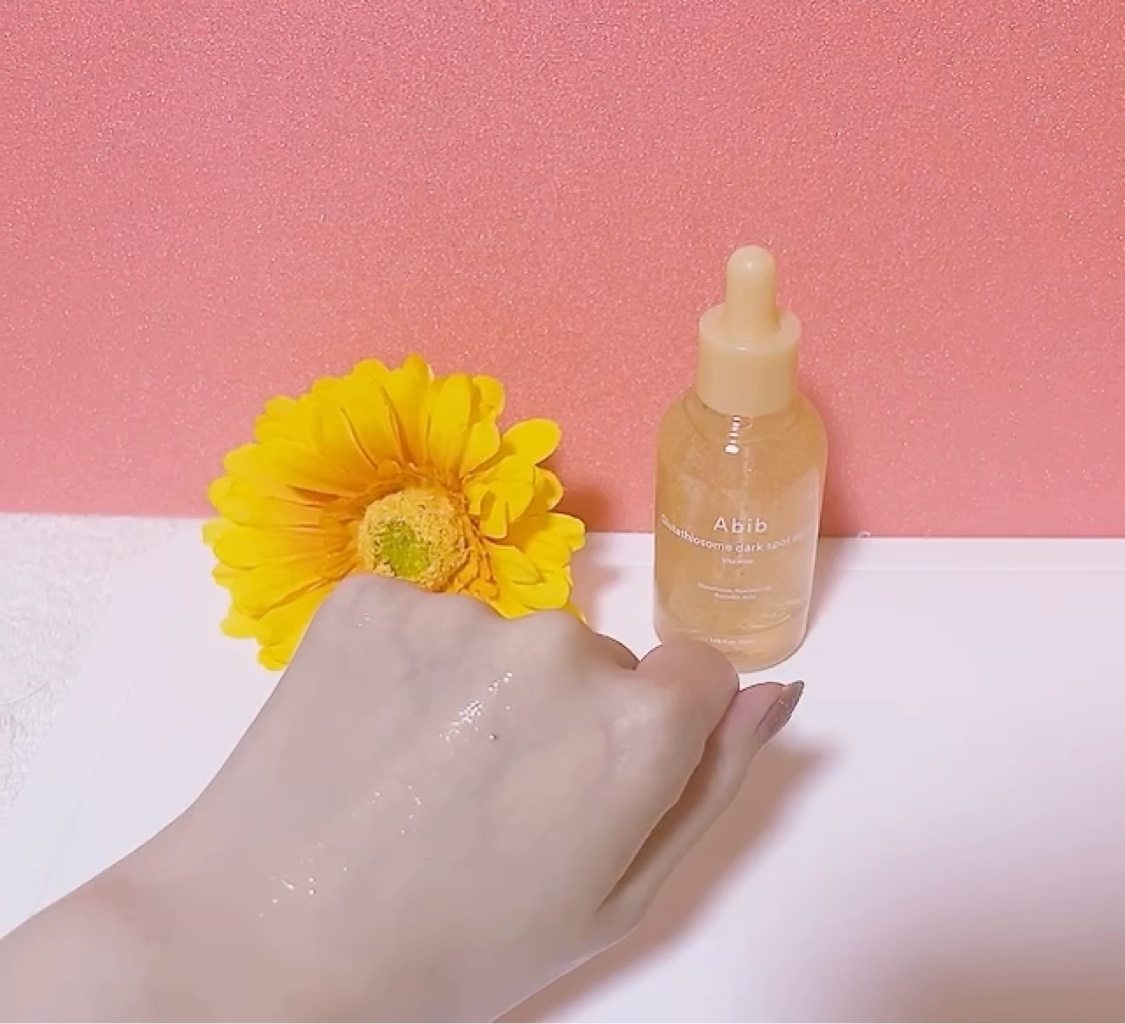 グルタチオンソームダークスポットセラムビタドロップ/Abib /美容液を使ったクチコミ（3枚目）
