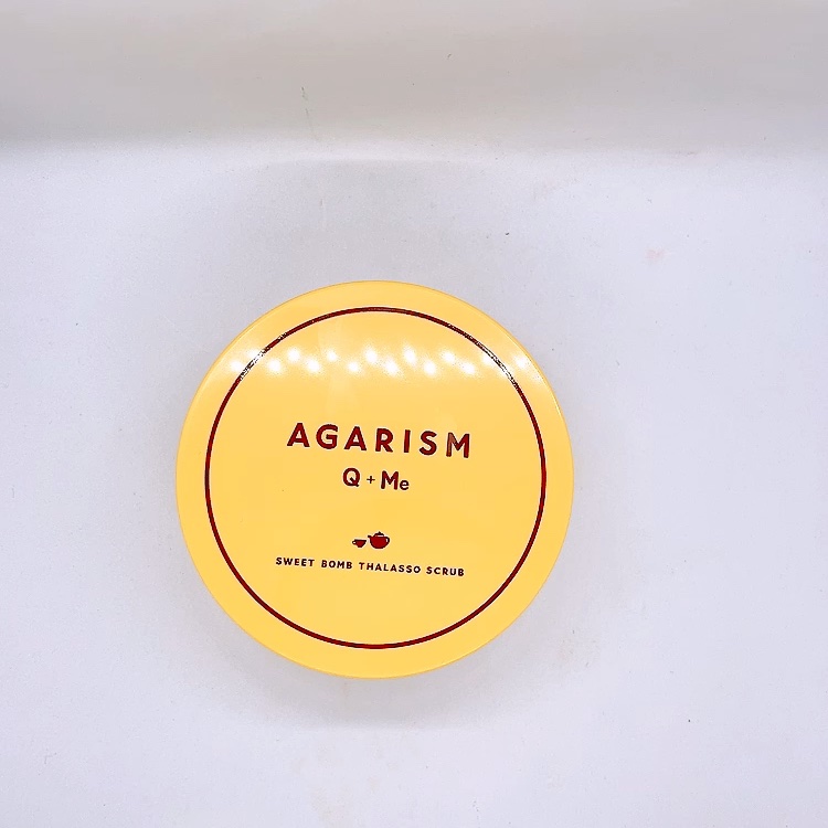 Q+Me スウィートボムタラソスクラブレモンティーの香り/AGARISM/バストケア・ヒップケアを使ったクチコミ（1枚目）