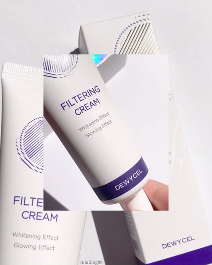 フィルタリングクリーム/DEWYCEL/日焼け止めクリームを使ったクチコミ(4枚目)