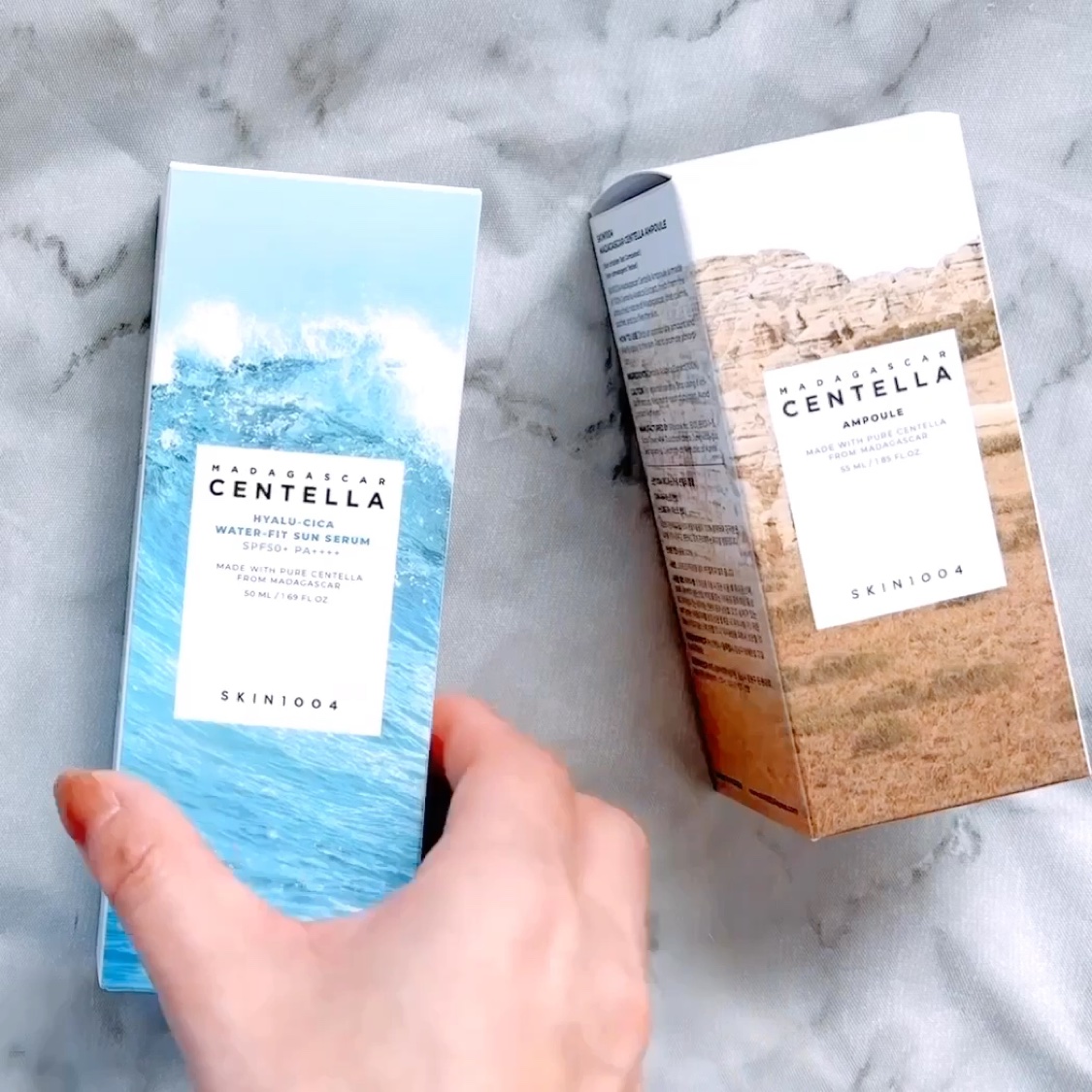 ヒアルーシカ ウォーターフィット サンセラム/SKIN1004/日焼け止めローションを使ったクチコミ（2枚目）