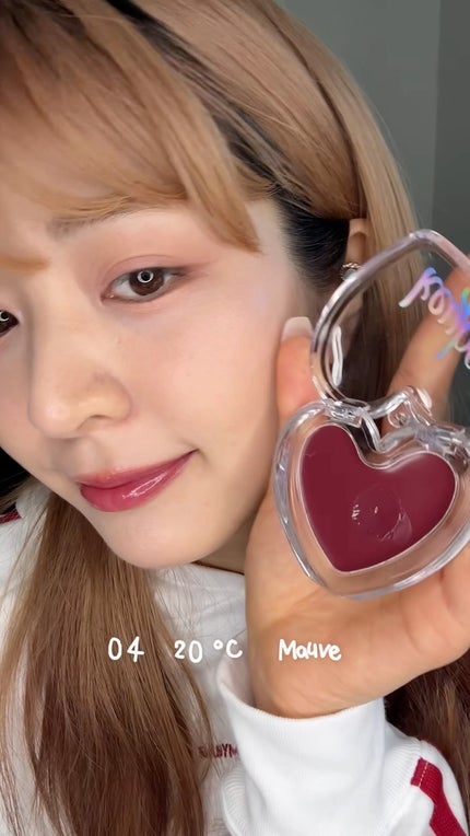 ハートキーリング リップ&チーク/keybo/口紅の人気ショート動画