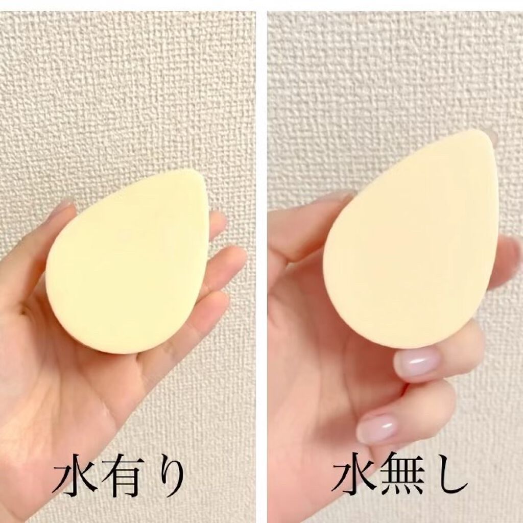 ハイドロ メイクアップスポンジ ウォータードロップ/THE TOOL LAB/パフ・スポンジを使ったクチコミ（2枚目）