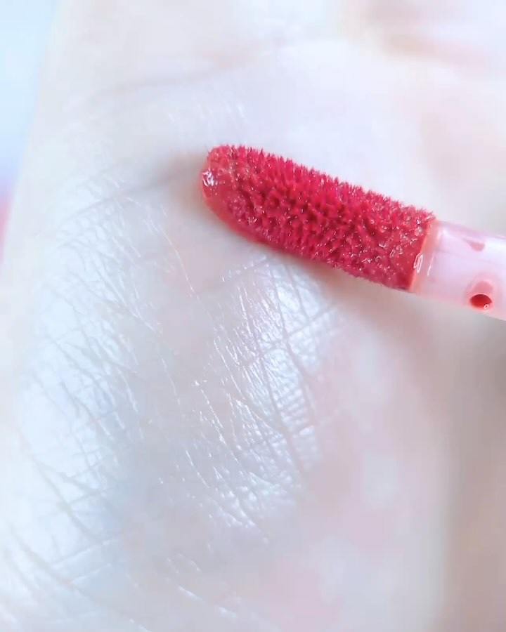 ジューシーデューイグロウティント 07 クレームドマロン/dasique/リップティントを使ったクチコミ（3枚目）