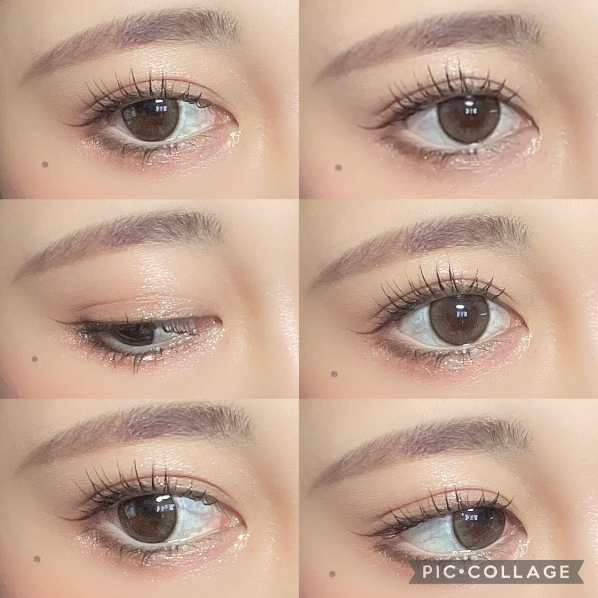 スパークリングギャラクシーリキッドアイシャドウ/COLORKEY/リキッドアイシャドウを使ったクチコミ（2枚目）