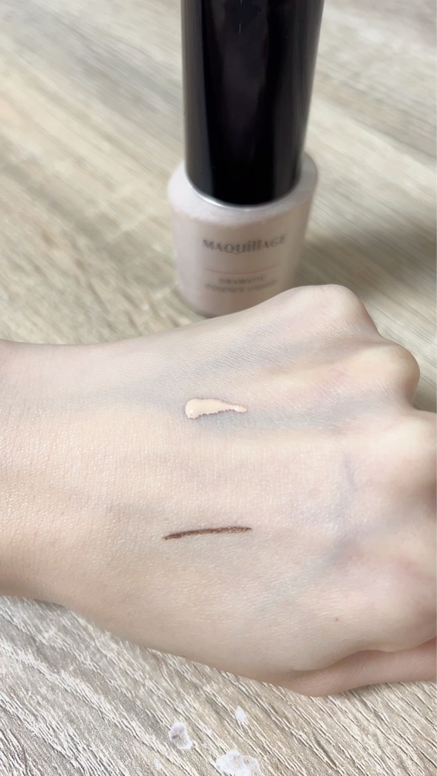 ドラマティックエッセンスリキッド/マキアージュ/リキッドファンデーションを使ったクチコミ（2枚目）