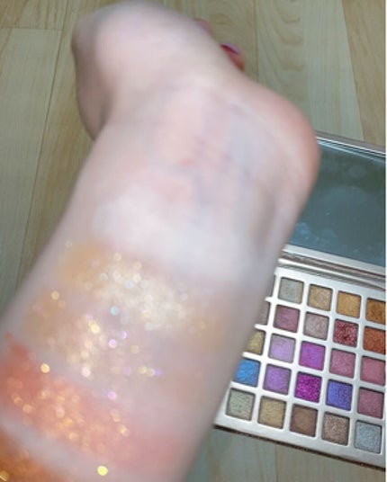 プロ ダズリング アイパレット グリッツ シャワー/CLIO/アイシャドウパレットを使ったクチコミ(3枚目)