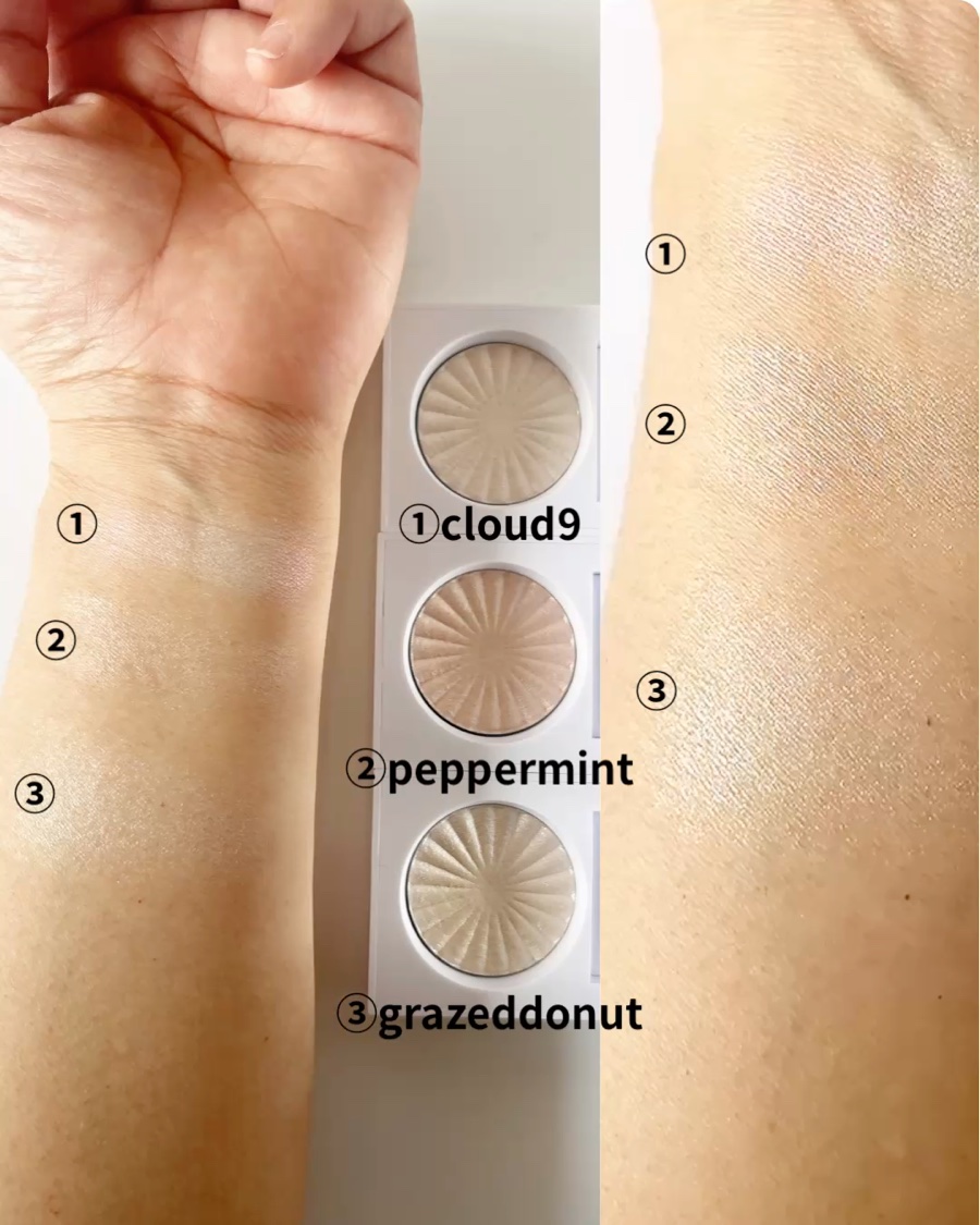 OFRA mini Highlighter/Ofra Cosmetics/パウダーハイライトを使ったクチコミ（2枚目）