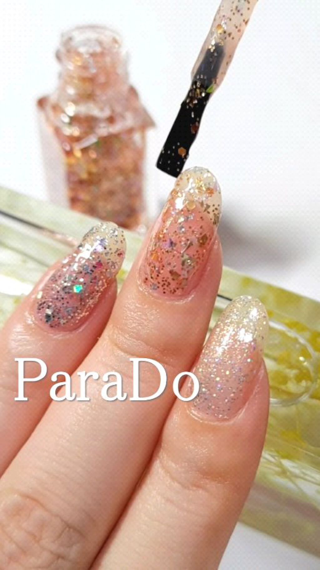 #yuyuパラドゥネイル,#ネイル,#ラメネイル,#サマーネイル,#シアーネイル,#セルフネイル,#ママネイル,#お洒落ネイル,#簡単ネイル,#大人ネイル,#グリッターネイル,#シンプルネイル,#プチプラネイル,#パラドゥネイルのネイルデザイン