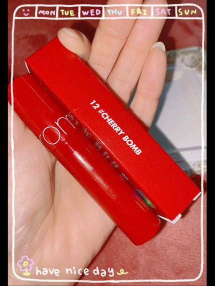 ジューシーラスティングティント/rom&nd/リップティントを使ったクチコミ(1枚目)