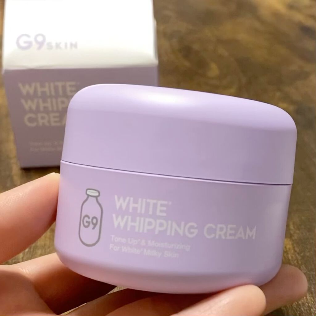 WHITE WHIPPING CREAM(ウユクリーム)/G9SKIN/化粧下地を使ったクチコミ（3枚目）