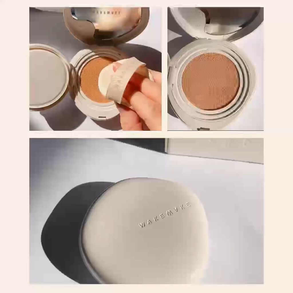 ビーガンクリーンピュアカバークッション/wakemake/クッションファンデーションを使ったクチコミ（1枚目）