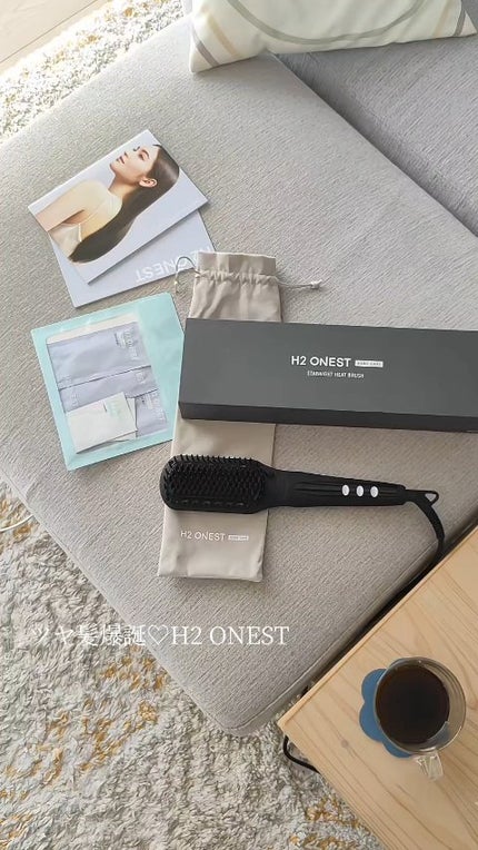 ストレートヒートブラシ/H2 ONEST/ストレートアイロンの人気ショート動画