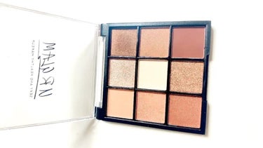 UR GLAM　BLOOMING EYE COLOR PALETTE/U R GLAM/パウダーアイシャドウを使ったクチコミ（2枚目）