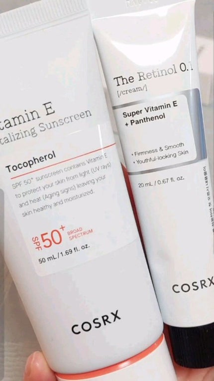 ビタミンEバイタライジングUVクリーム SFP50+/COSRX/日焼け止めクリームの人気ショート動画