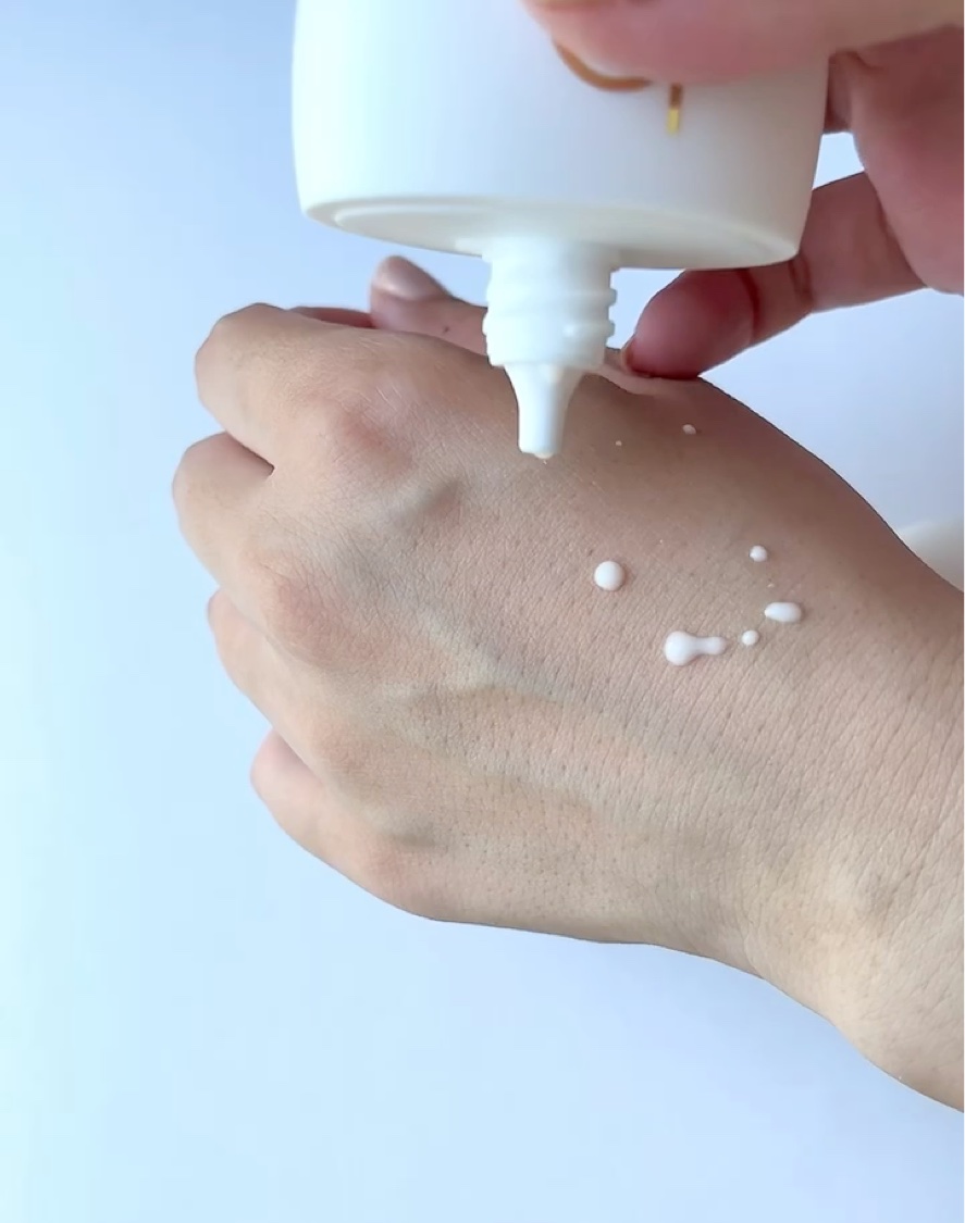 ヴィーガンアクアグロウサンセラム/HAMEL/日焼け止めローションを使ったクチコミ（3枚目）