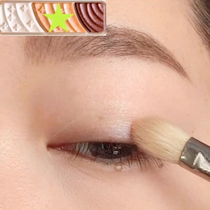 トーンアップアイシャドウ/CEZANNE/アイシャドウパレットを使ったクチコミ(2枚目)