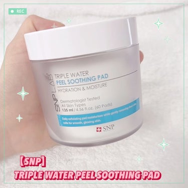 TRIPLE WATER PEEL SOOTHING PAD/SNP/ピーリングの人気ショート動画