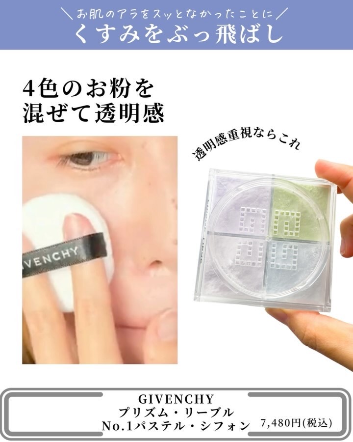 プリズム・リーブル/GIVENCHY/ルースパウダーを使ったクチコミ（3枚目）