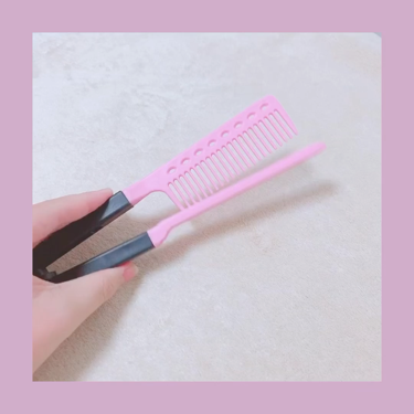 ストレートコーム/DAISO/ヘアコームを使ったクチコミ（2枚目）
