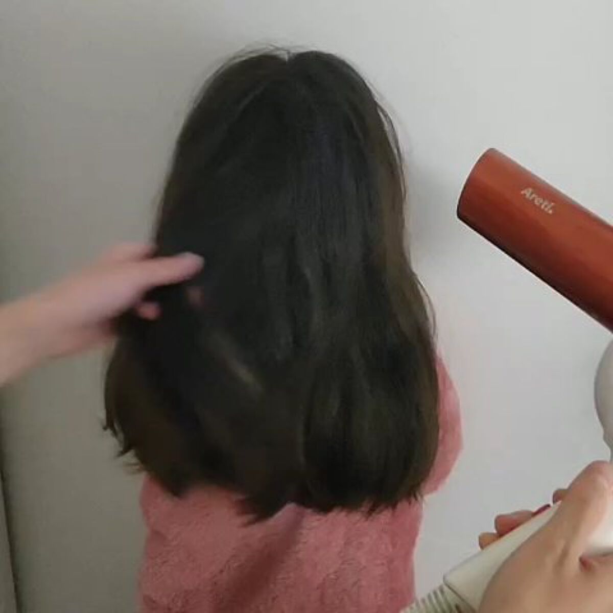 光美容 × ドライヤー ヘアケアドライヤー Kozou d1621/Areti./ドライヤーの動画クチコミ3つ目