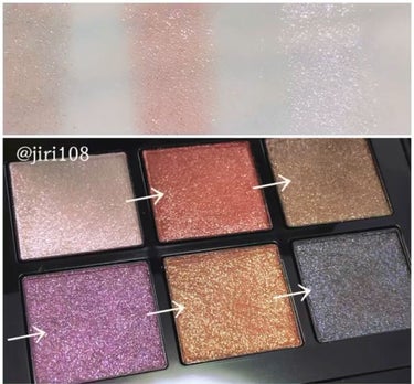 ホリデー アディクション “イリディセント ユーフォリア” EYESHADOW PALLETE L/ADDICTION/メイクアップキットを使ったクチコミ（3枚目）