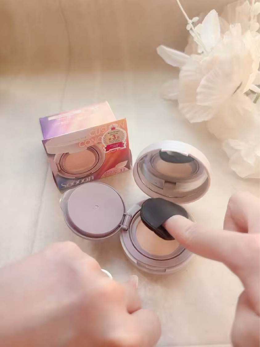 スーン　クッションコンシーラー　/エリザベス/クッションファンデーションの動画クチコミ2つ目