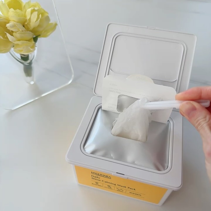 シャインカーミングデイリーパック/MIGUHARA/シートマスク・パックを使ったクチコミ（2枚目）