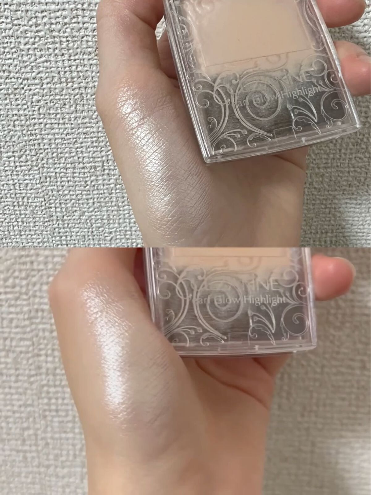 マットラディアンス ベイクドパウダー ハイライト01/ローラ メルシエ/パウダーハイライトを使ったクチコミ（3枚目）