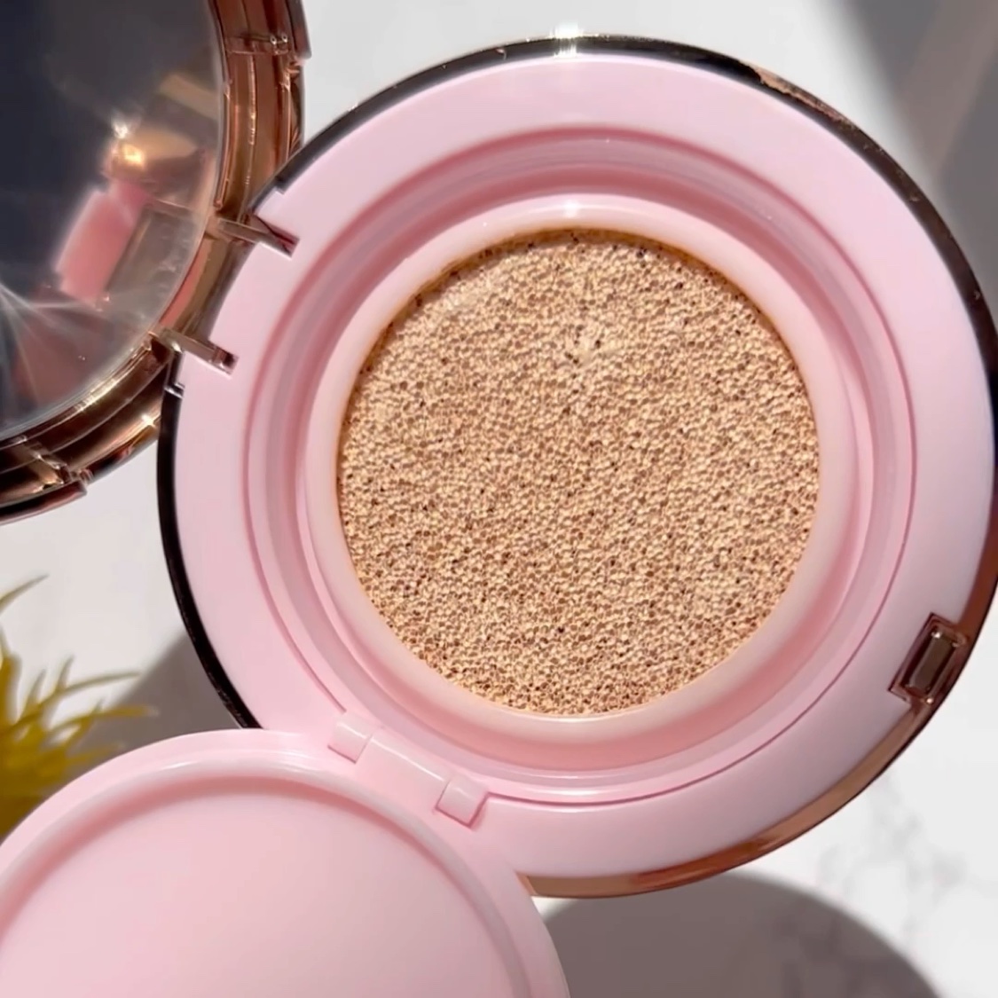 ピンクティーツリーカバークッション/APLIN/クッションファンデーションを使ったクチコミ（3枚目）