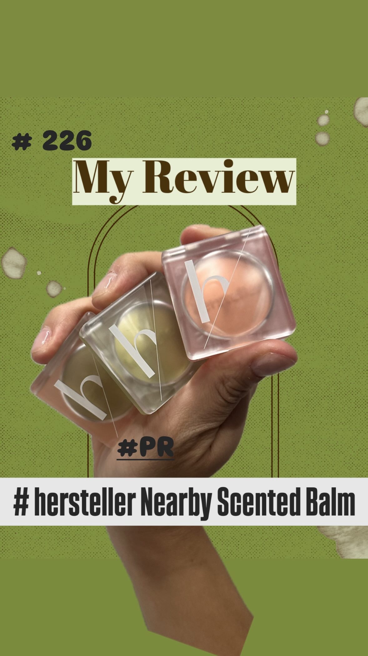 herstellerさんとPicky.jpさんからいただきました
Nearby Scented Balm3種セットです💨

まずは、ありがとうございます😊

こちら、ぱっと見ハイライト、チークに見えますが
練り香水なんです！コンパクトな