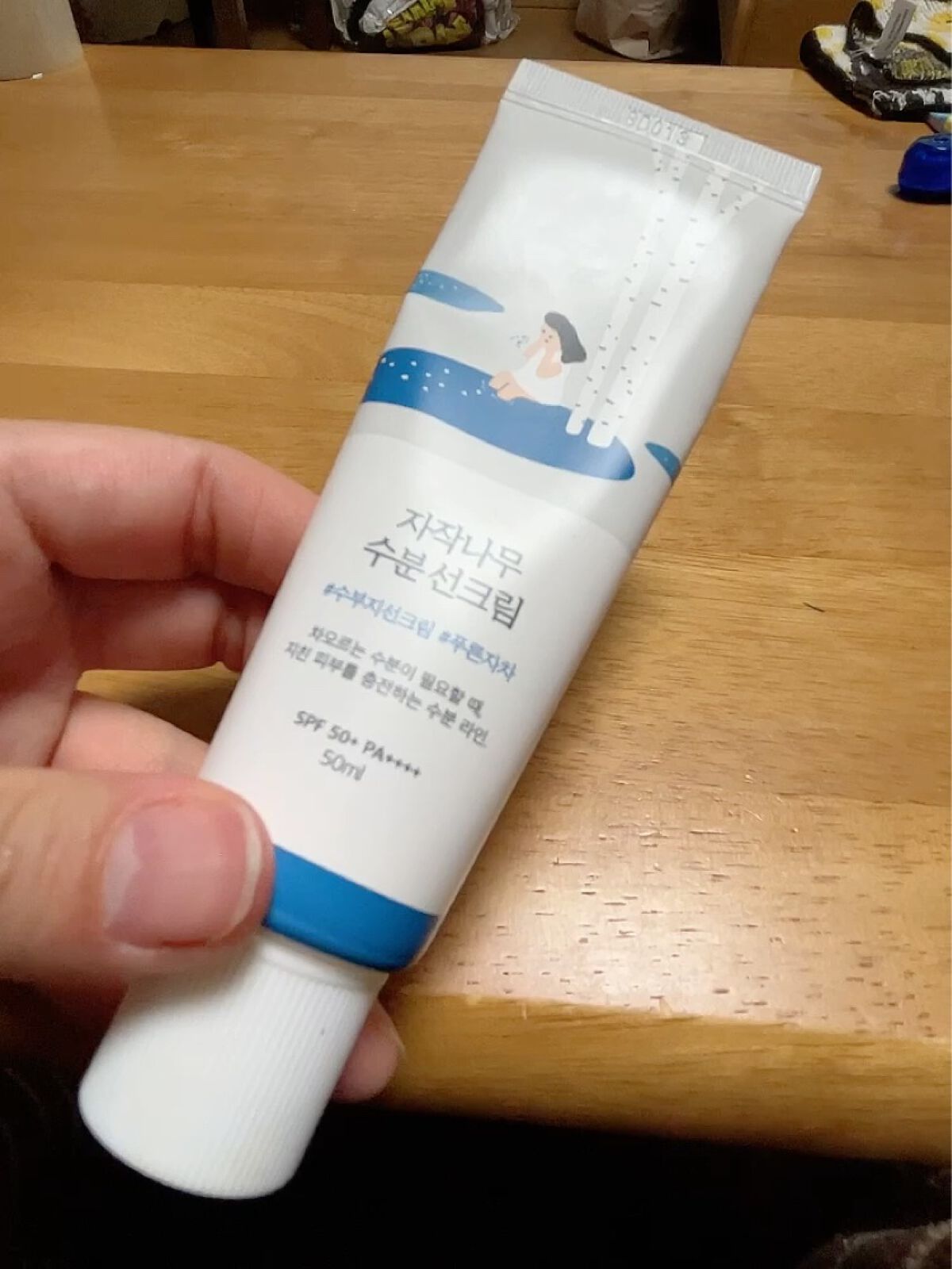 白樺水分uvクリーム/ROUND LAB/日焼け止めクリームを使ったクチコミ（2枚目）