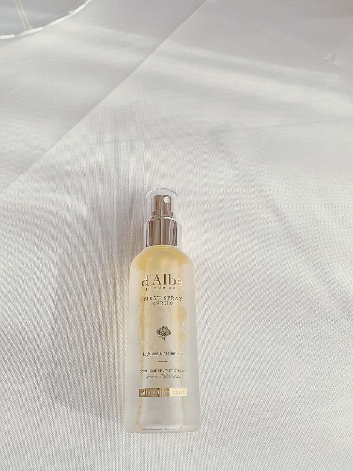 ダルバ ホワイトトリュフファーストスプレーセラム/ダルバ/ミスト状化粧水を使ったクチコミ（1枚目）