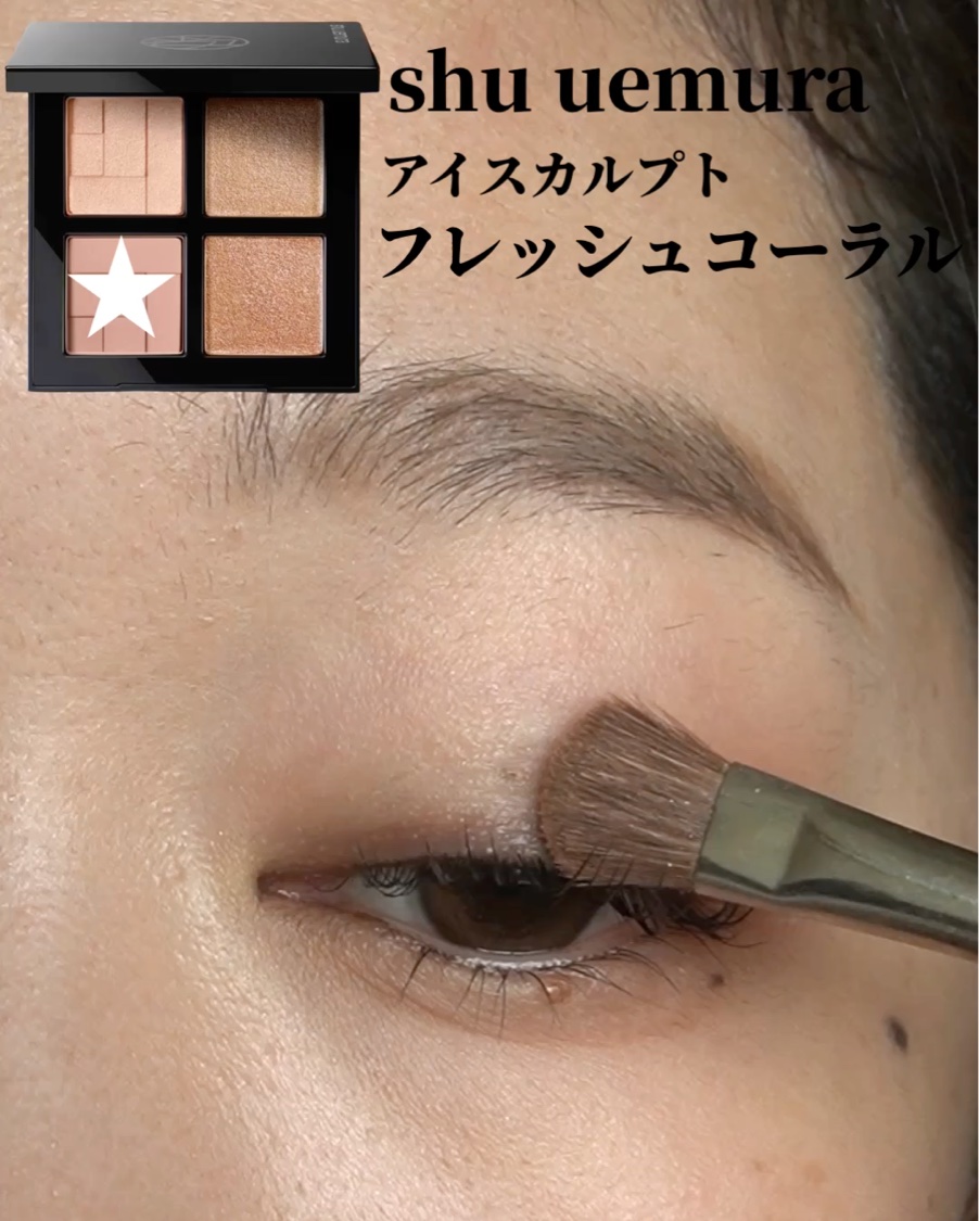 アイスカルプト/shu uemura/アイシャドウパレットの動画クチコミ4つ目