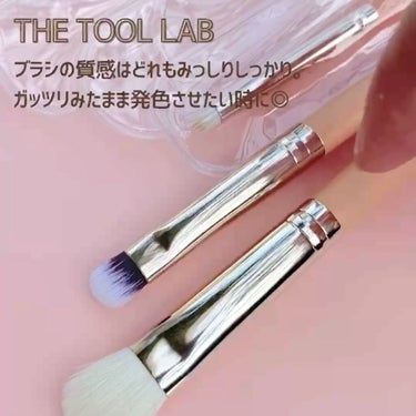 202 オールオーバーアイシャドウ ブラシM/THE TOOL LAB/メイクブラシを使ったクチコミ（3枚目）