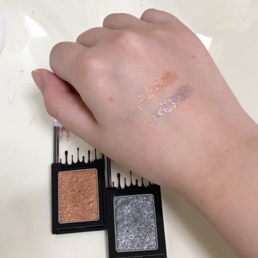 フィットジェルグリッター/KATE/ジェル・クリームアイシャドウを使ったクチコミ（3枚目）