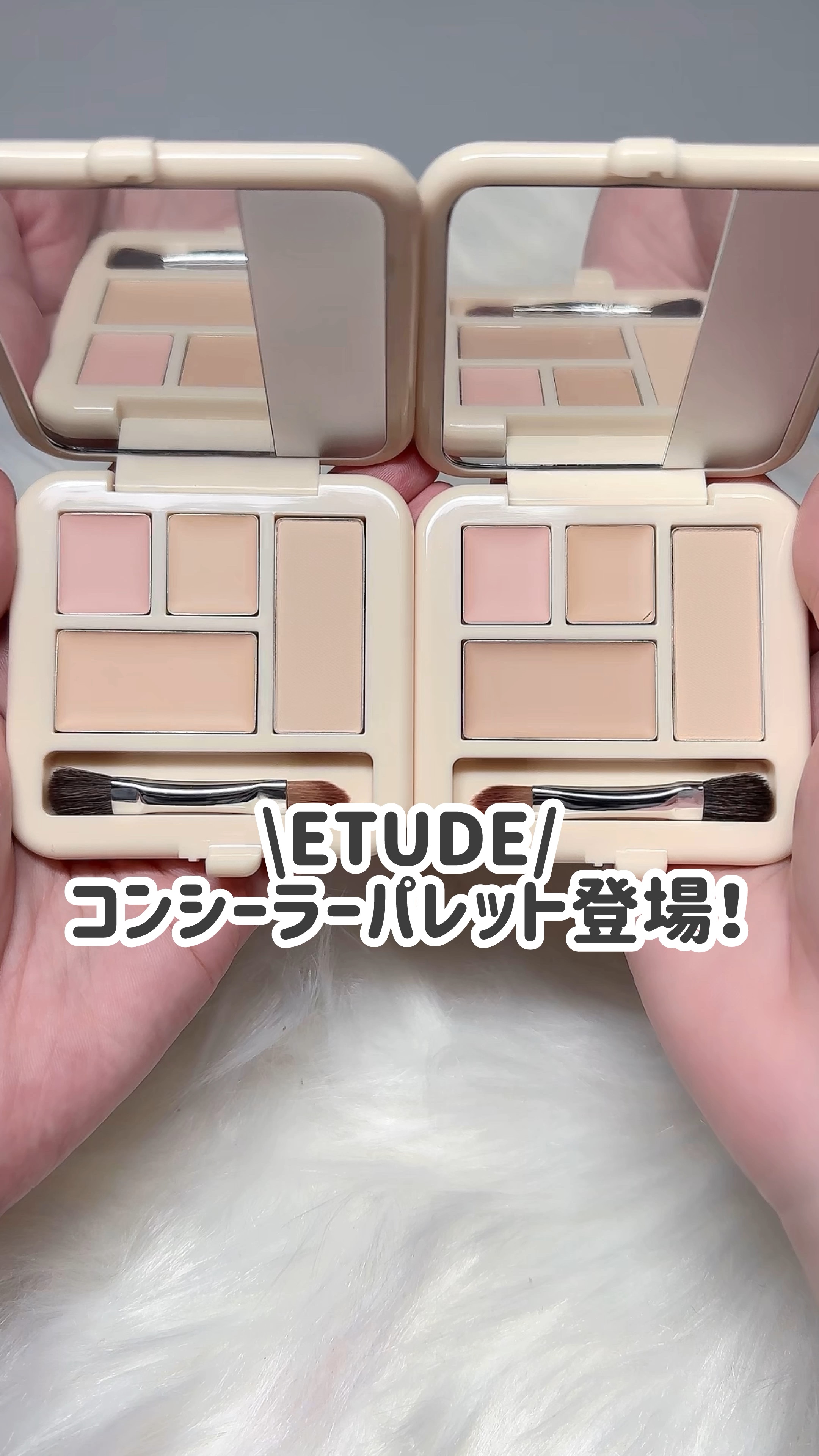 ダブルラスティング コンシーラーパレット/ETUDE/パレットコンシーラーの動画クチコミ1つ目