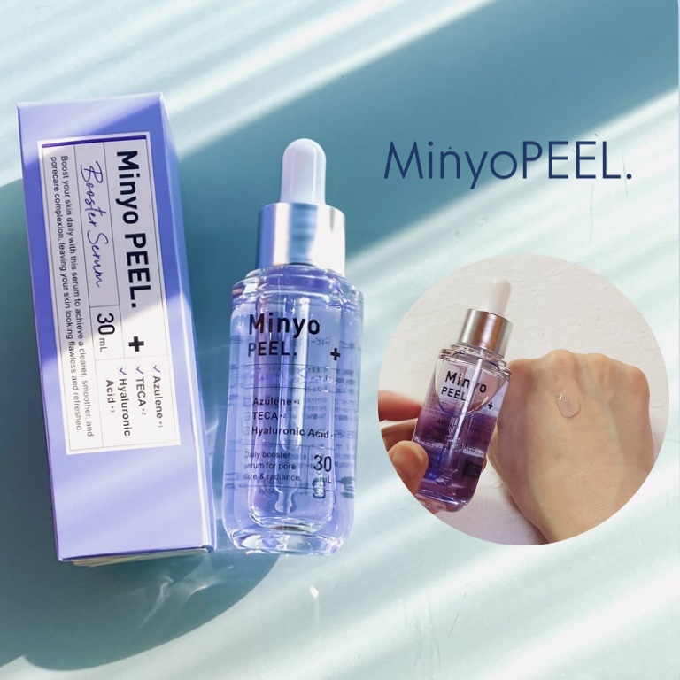 【PR】 #MinyoPEEL #韓国スキンケア #韓国コスメ

MinyoPEEL.（ミニョピール）

綺麗な青い導入美容液。
見た目も綺麗で使うのが楽しい。

スポイトを使用するタイプで衛生的なのと適量使いやすいです。
ほんのりトロミの