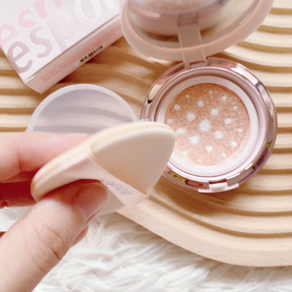 ウォータースプラッシュトーンアップクッション/espoir/化粧下地を使ったクチコミ（3枚目）