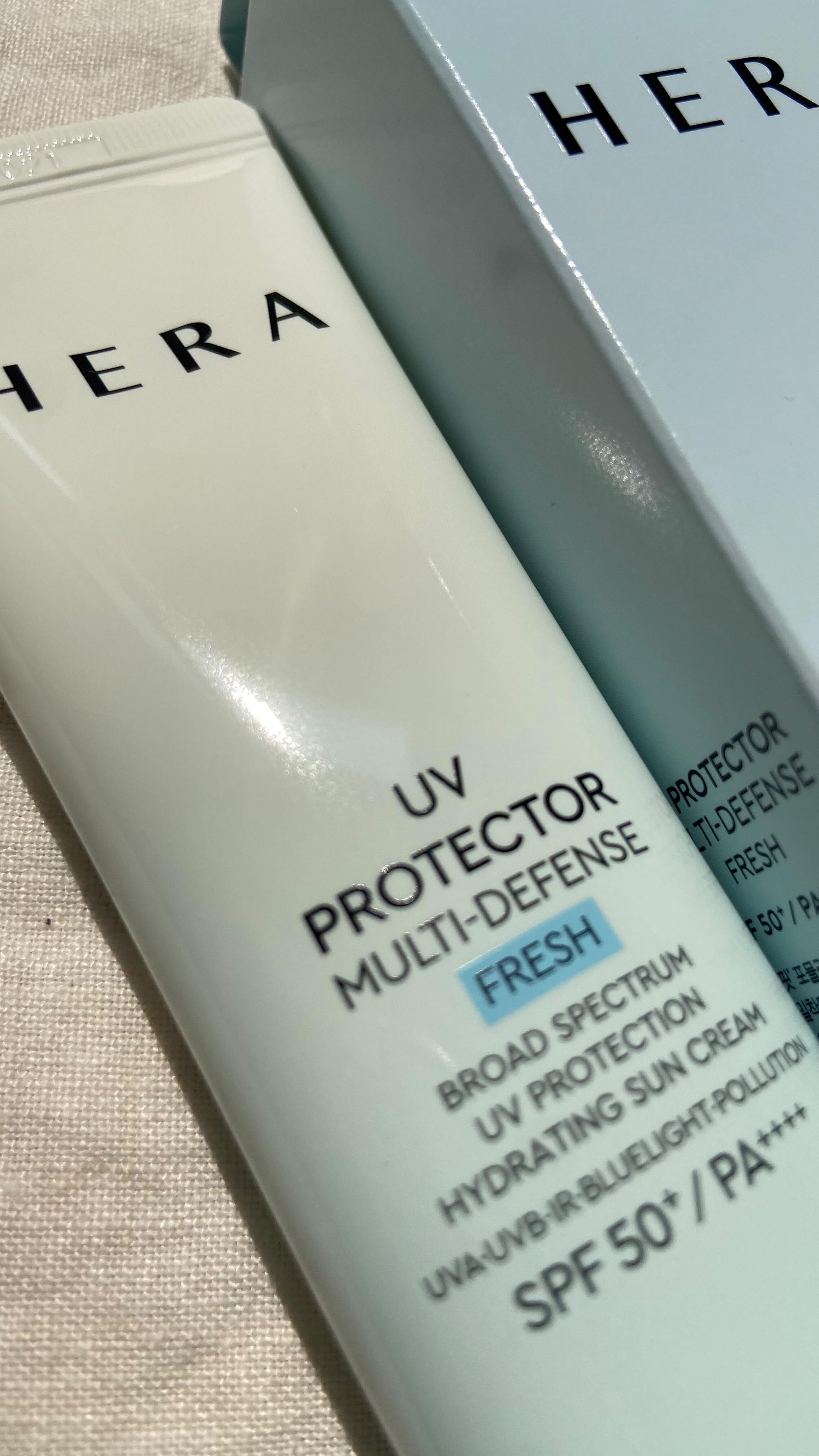 UVプロテクター マルチディフェンス フレッシュ/HERA/日焼け止めジェルの動画クチコミ1つ目