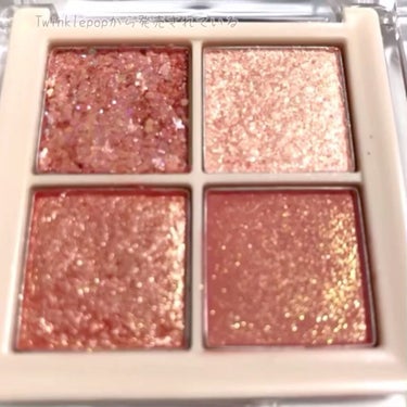 TWINKLE POP Pearl Flex Glitter Eye Palette/CLIO/アイシャドウパレットを使ったクチコミ（2枚目）