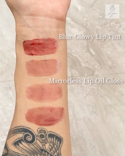 ブラーグロイリップティント/Dinto/リップティントを使ったクチコミ(9枚目)