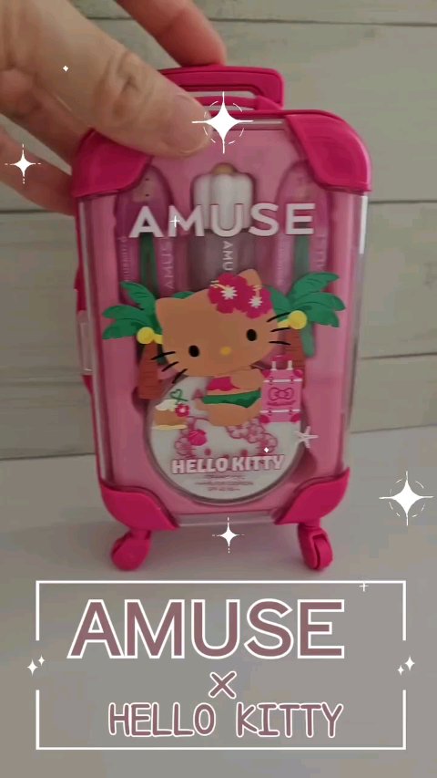 AMUSE クイックメイクアップミニラゲージ [TANNING HELLO KITTY EDITION]/AMUSE/メイクアップキットの動画クチコミ3つ目