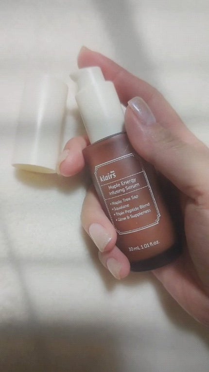 メープルエナジーインフュージングセラム/Klairs/美容液の人気ショート動画
